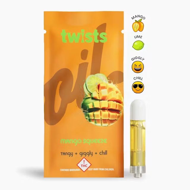 Twists 1G Cart - Mango Squeeze Oil