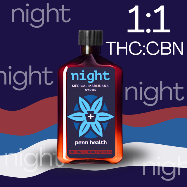 Cherry Vanilla 1:1 THC:CBN Night Penn Health Group Cherry Vanilla 1:1 THC:CBN Night Penn Health Group