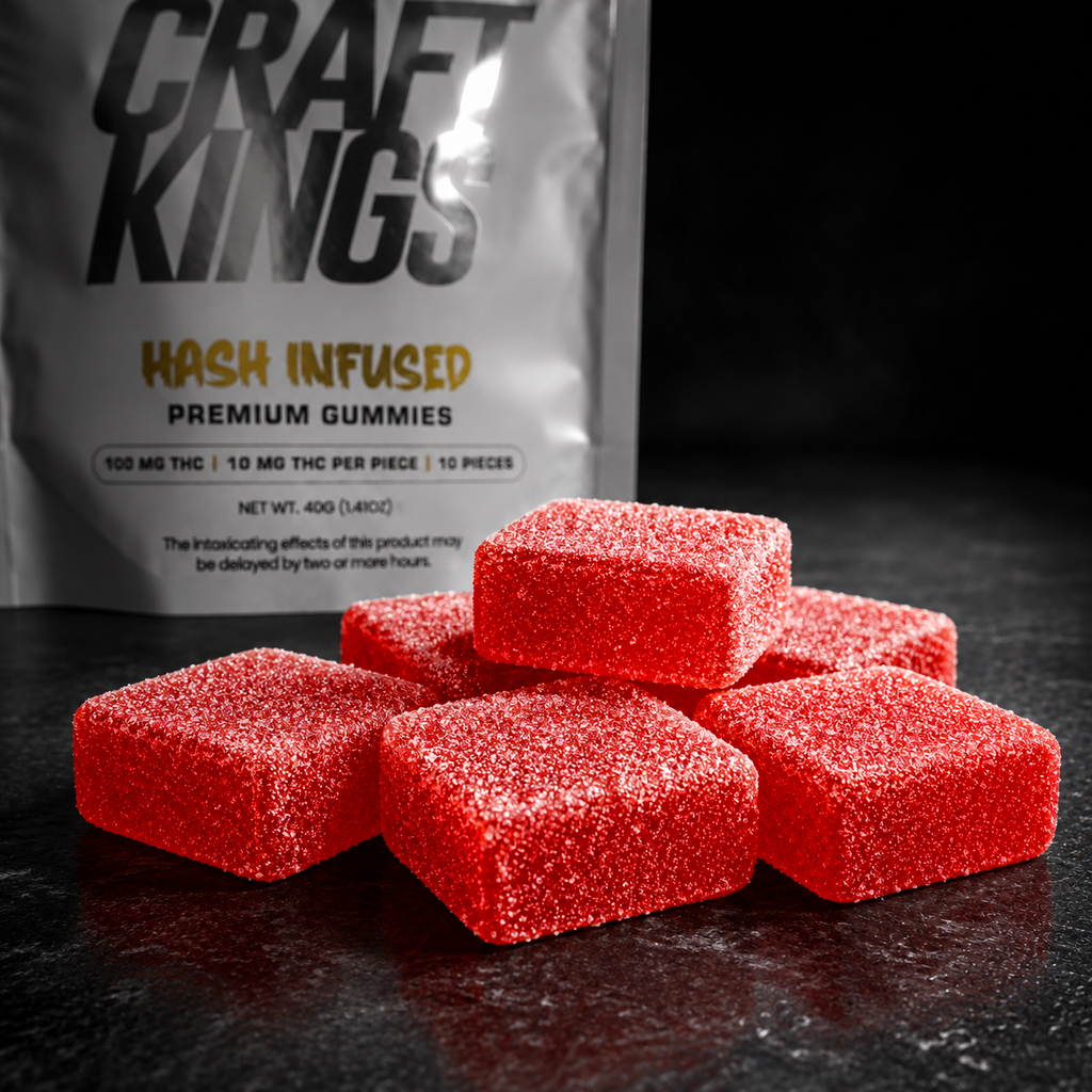 Craft Kings Strawberry Hash Infused 10 Pack 10mg