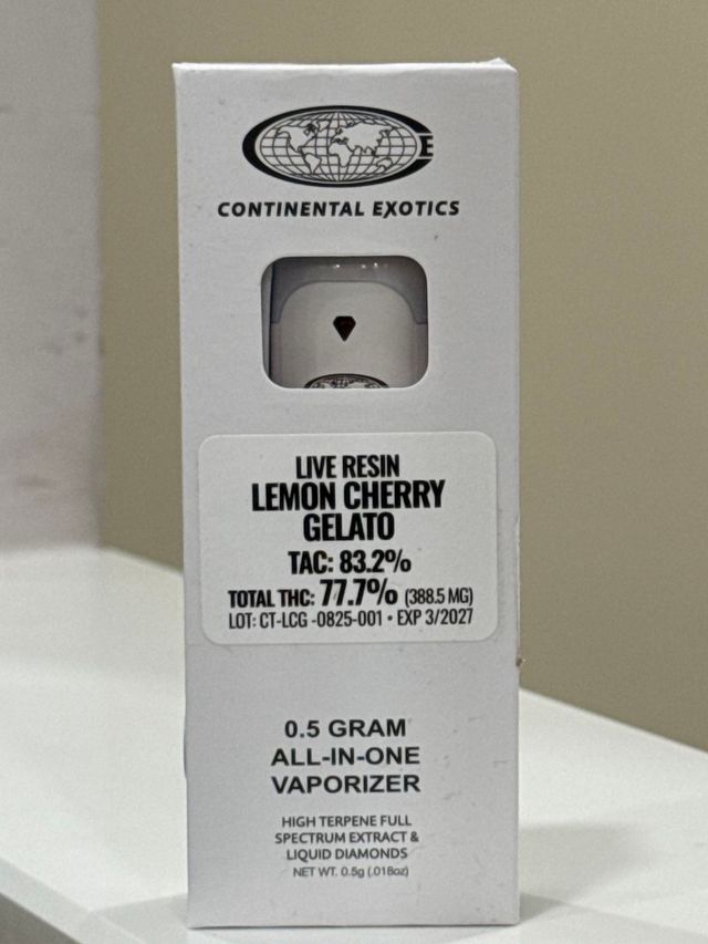 Lemon Cherry Gelato Continental Exotics