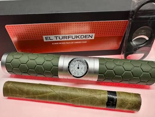 Turfukden 11.5g Cannagar Kief Cap Bubble Hash Distillate Infused  Boujee Ben