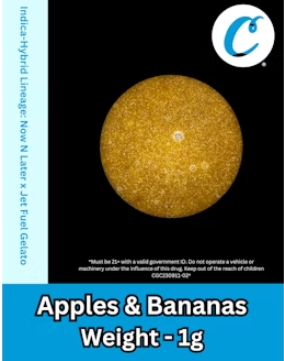 Apples & Bananas Cured Cookies