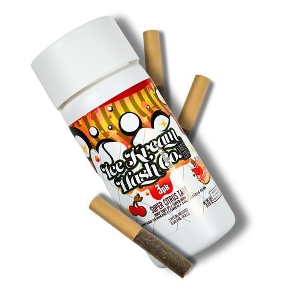 Super Citrus Tart Single Scoop Ice Kream Hash Co.
