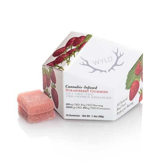 Strawberry 20:1 CBD:THC Wyld Strawberry 20:1 CBD:THC Wyld
