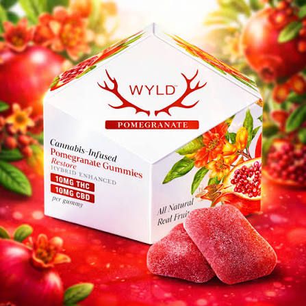 Pomegranate 1:1 CBD:THC Wyld Pomegranate 1:1 CBD:THC Wyld