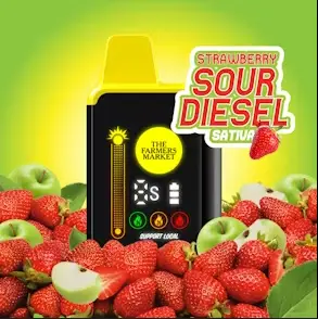 Strawberry Sour Diesel AIO Vape The Farmers Market