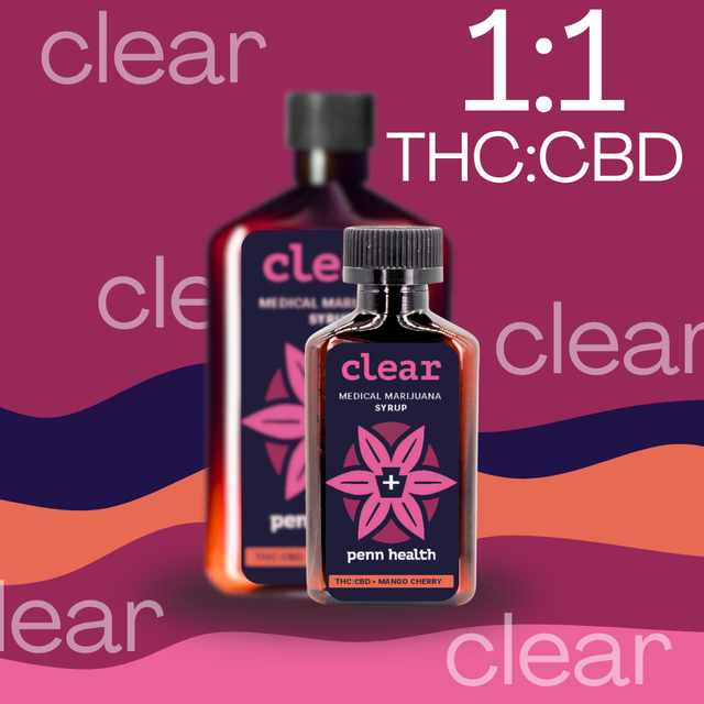 Mango Cherry 1:1 THC:CBD Maximum Strength Clear Penn Health Group
