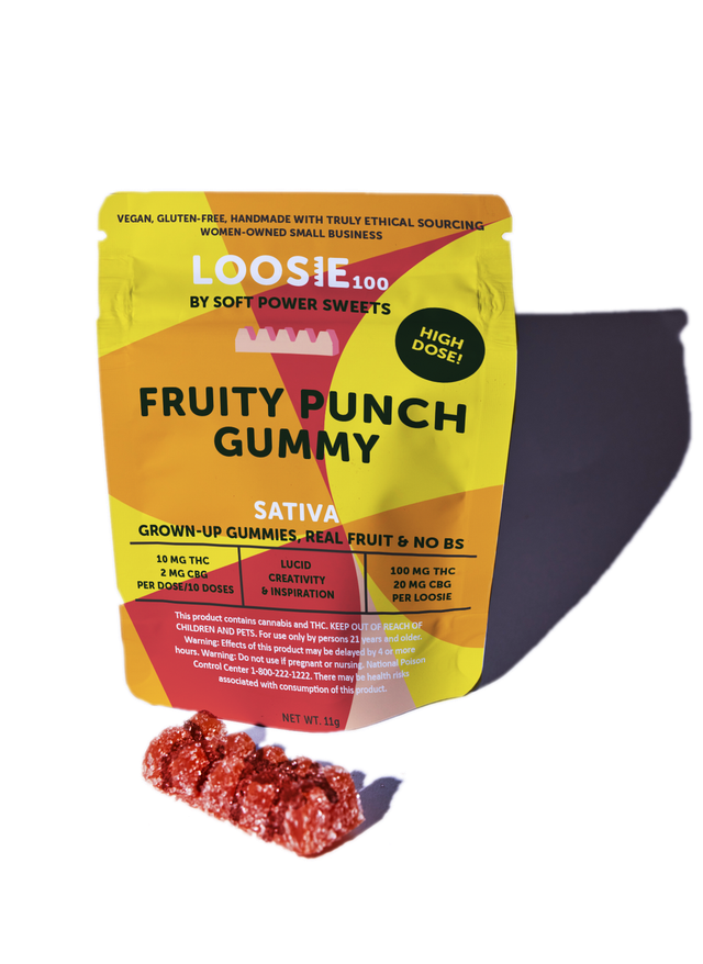 Fruity Punch 100mg Gummy Soft Power Sweets