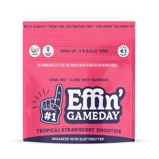 Game Day (USA) Tropical Strawberry Smoothie 4:1 THC:THCv Effin'