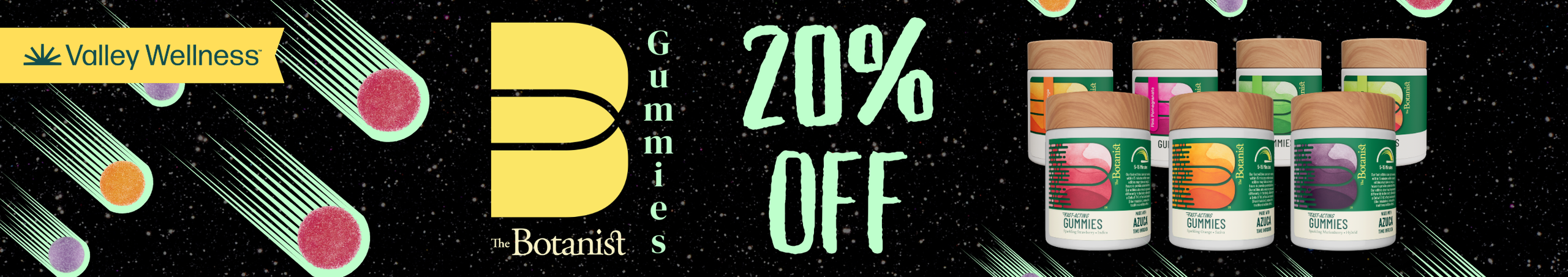 Cannabis Promo, Cannabis Sales, Cannabis Discounts, Cannabis on Sale, 20% Off Botanist Edibles!