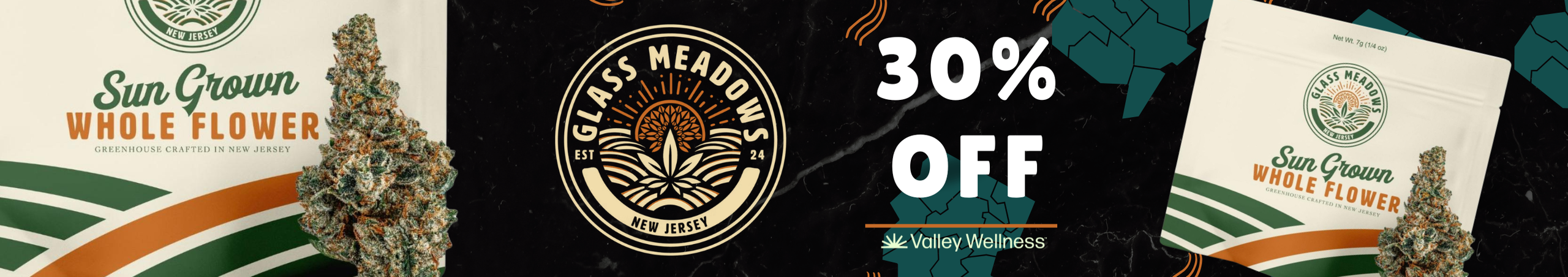 Cannabis Promo, Cannabis Sales, Cannabis Discounts, Cannabis on Sale, 30% Off Glass Meadows Flower!
