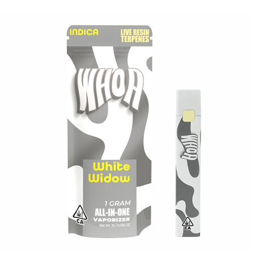 White Widow Live Resin Vape Whoa