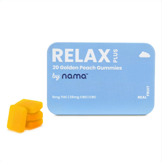 RELAX | GOLDEN PEACH | THC:CBC:CBD | 20-PACK | FAST-ACTING Nama