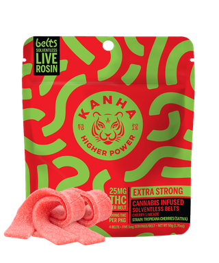 Solventless Live Rosin Cherry Limeade Belts Kanha
