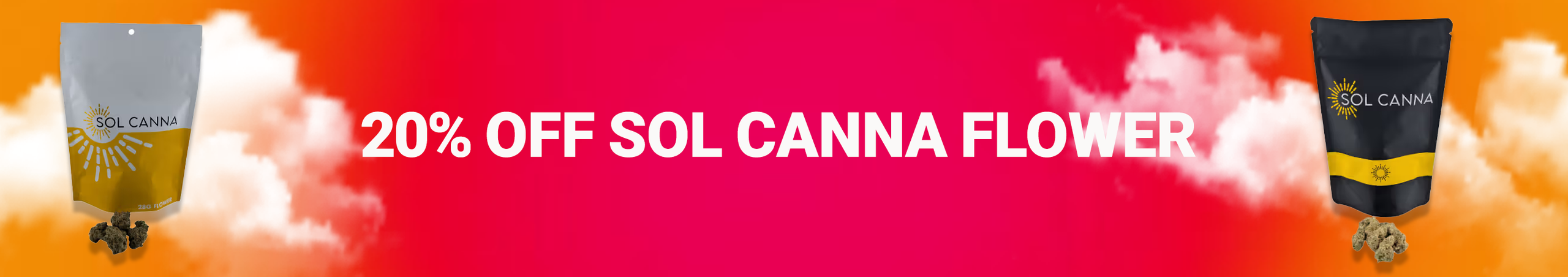 Cannabis Promo, Cannabis Sales, Cannabis Discounts, Cannabis on Sale, Sol Flower Craft Week 20%