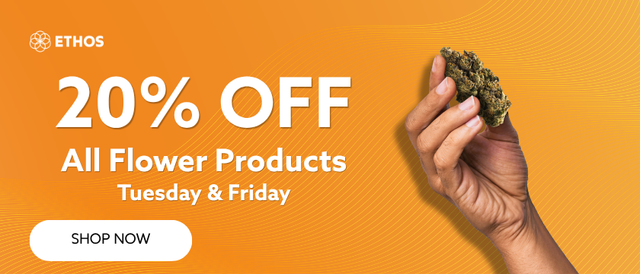 Cannabis Promo, Cannabis Sales, Cannabis Offers, Cannabis on Sale, Friday: 20% Off All Flower