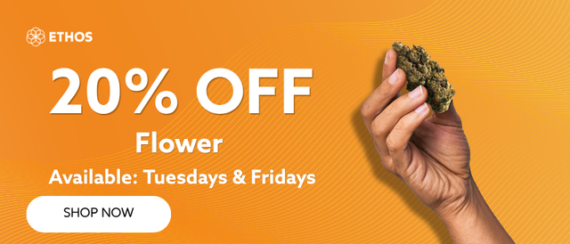 Cannabis Promo, Cannabis Sales, Cannabis Offers, Cannabis on Sale, Tuesday - 20% Off All Flower