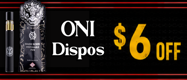 oni disposable vape Oni 500mg dispos — $6 off | Cannabis Discounts at High Plainz Strains -  Fort Lupton, CO