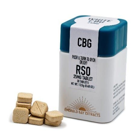 White CBG Emerald Bay Extracts