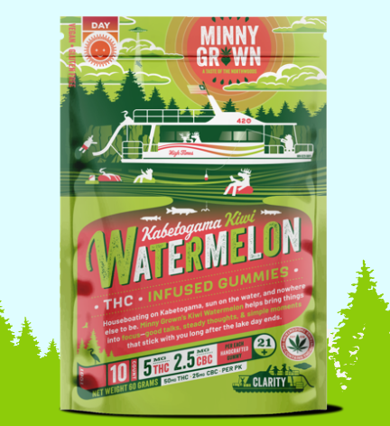 Kabetogama Kiwi Watermelon Minny Grown