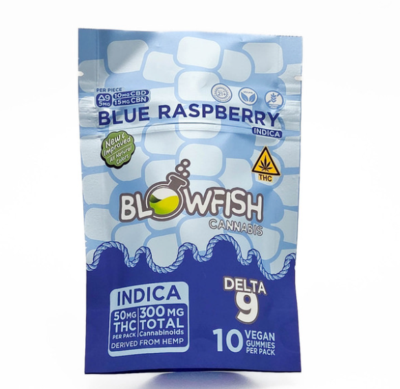 Blue Raspberry: Indica Blowfish