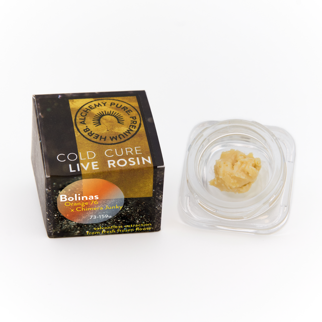 Bolinas 1g Cold Cure Live Rosin Alchemy Pure