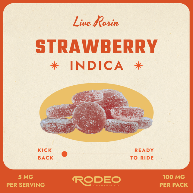Live Rosin Strawberry  Rodeo Cannabis