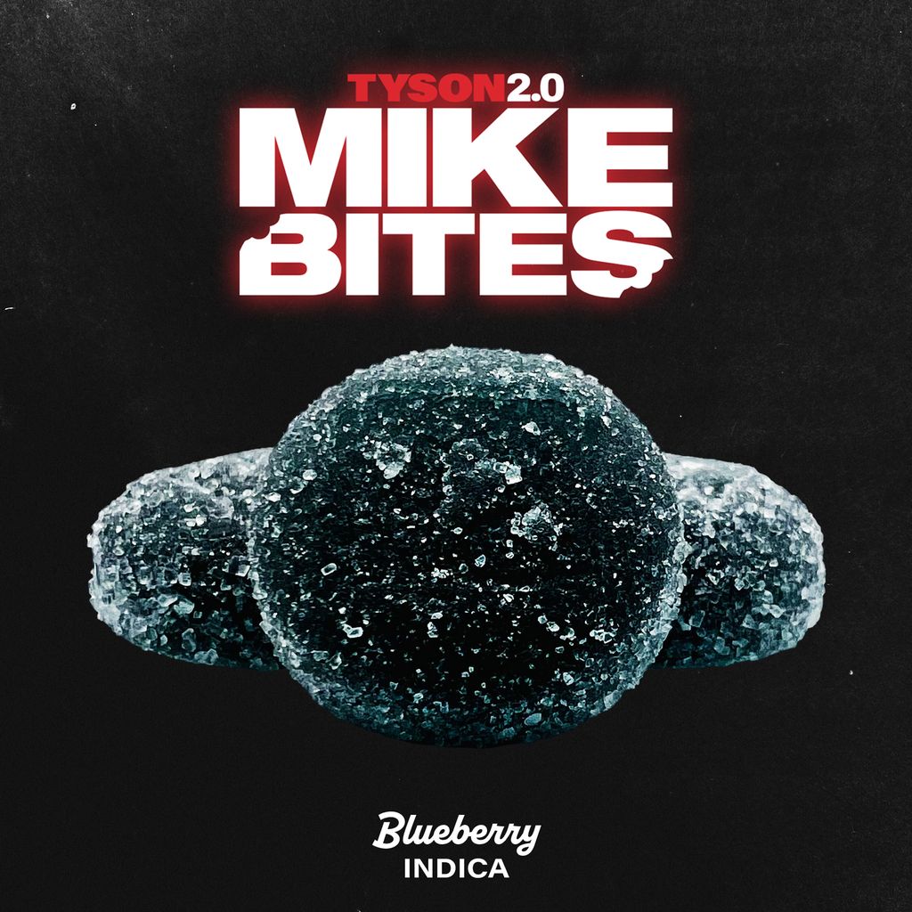 Tyson 2.0 Mike Bites Blueberry Gummies 100mg