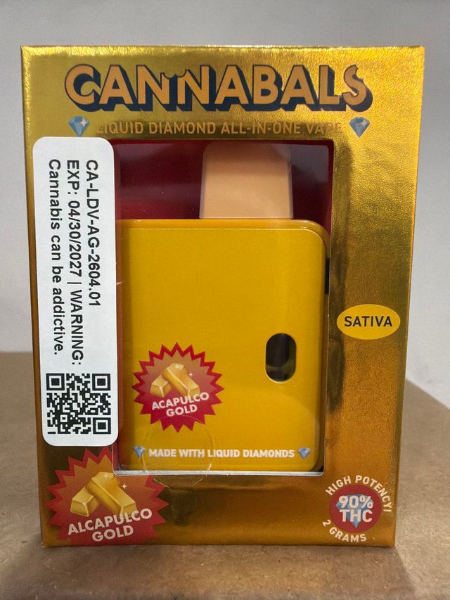 Acapulco Gold Liquid Diamond Vape Cannabals