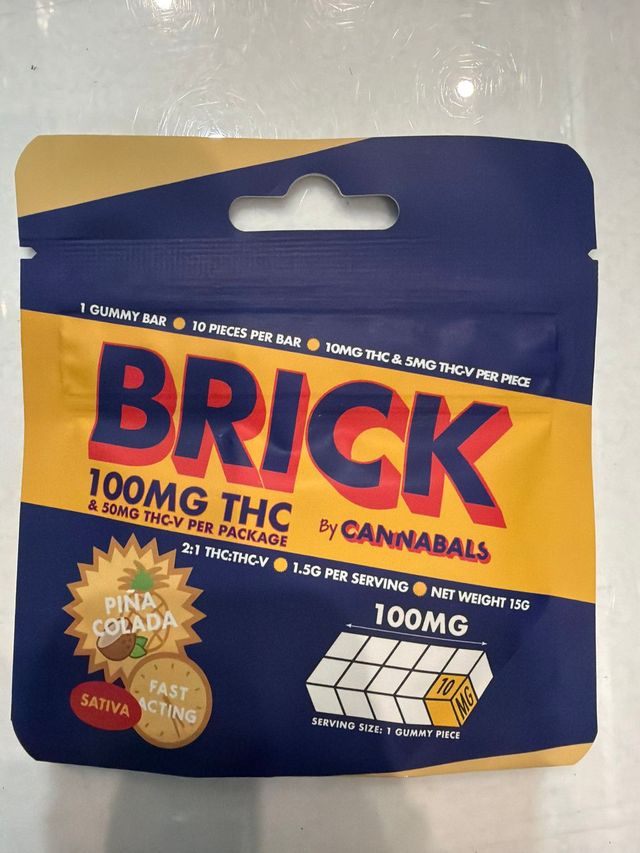 Pina Colada Gummy Brick Cannabals Pina Colada Gummy Brick Cannabals