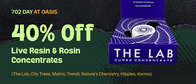 Cannabis Promo, Cannabis Sales, Cannabis Discounts, Cannabis on Sale, 40% Off Selected 1g Concentrates & Vapes