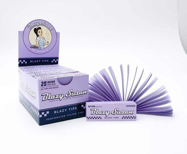 Blazy Filter Tips Purple Blazy Susan