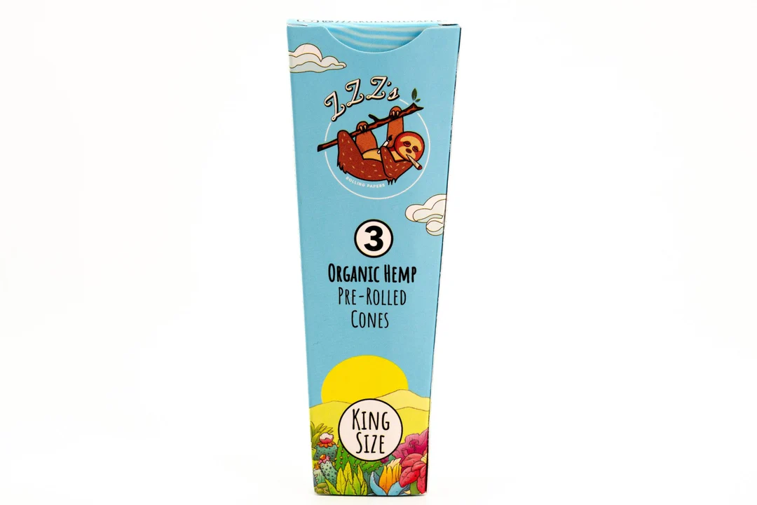 King Size 3pk Cones - "Stoner Sloth" ZZZ's
