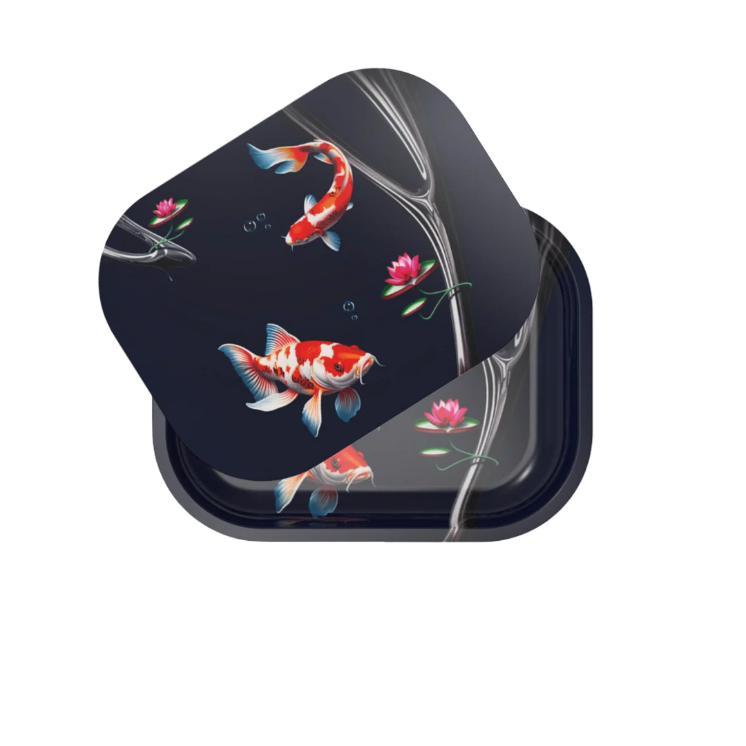 Rolling Tray with Magnetic Cover - Night Swim by Tanner Valant ZZZ's