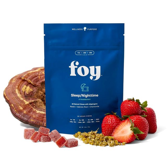 Strawberry | Nighttime | 1:1:1 THC:CBD:CBN Foy