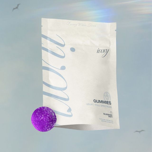 Blueberry Drift Full Spectrum  Ivory