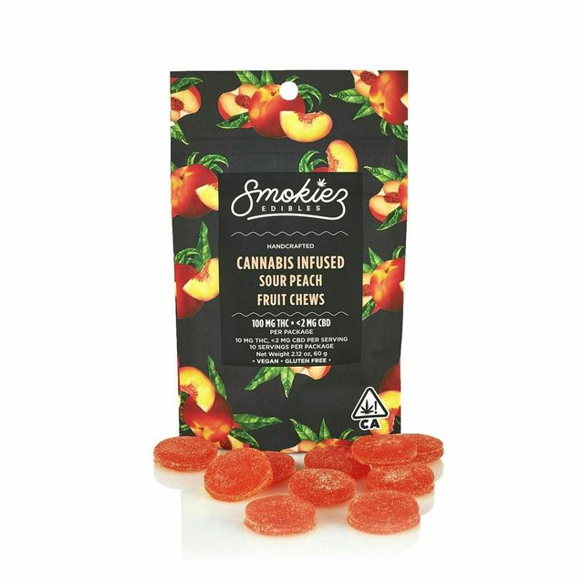 SOUR PEACH - (s) Smokiez