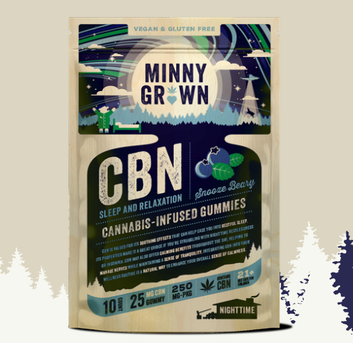 CBN - Snoozeberry Zero-THC Minny Grown