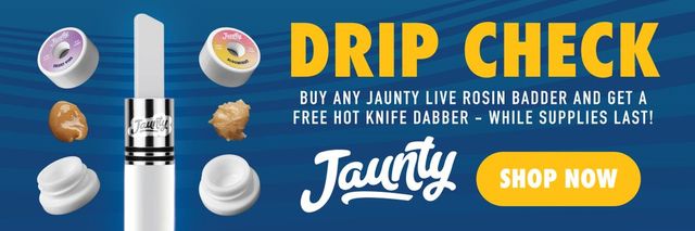 Cannabis Promo, Cannabis Sales, Cannabis Discounts, Cannabis on Sale, Hot Knife with Jaunty Badder