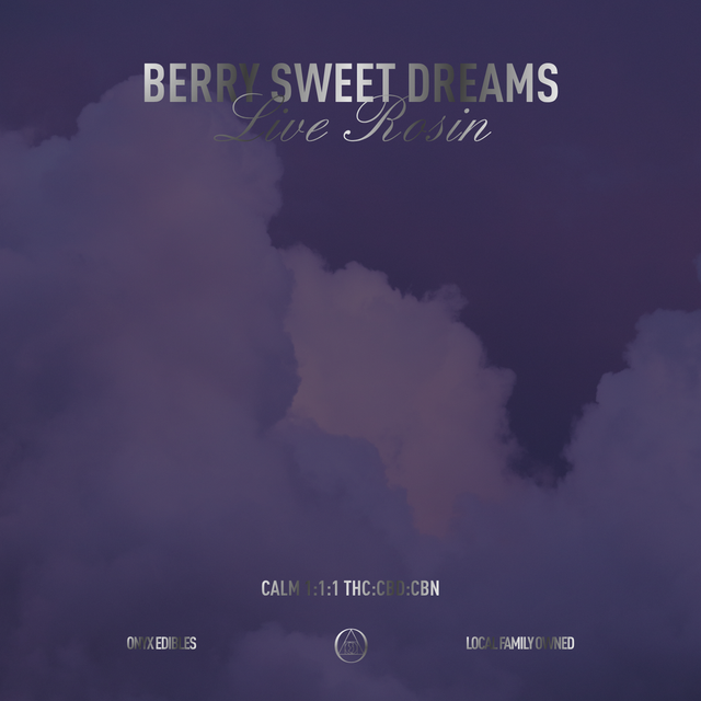 Berry Sweet Dreamz | Solventless | 2:1 THC:CBN Onyx Berry Sweet Dreamz | Solventless | 2:1 THC:CBN Onyx