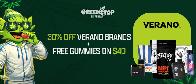 Cannabis Promo, Cannabis Sales, Cannabis Discounts, Cannabis on Sale, VERANO BRAND TAKEOVER 30% OFF ALL PARTICIPATING BRANDS