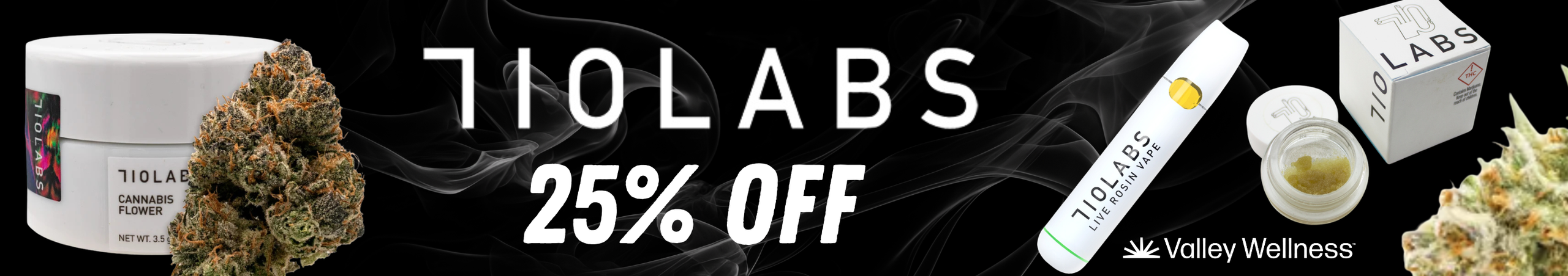 Cannabis Promo, Cannabis Sales, Cannabis Discounts, Cannabis on Sale, 25% off 710 Labs Premium Flower, Vapes, and Concentrates!