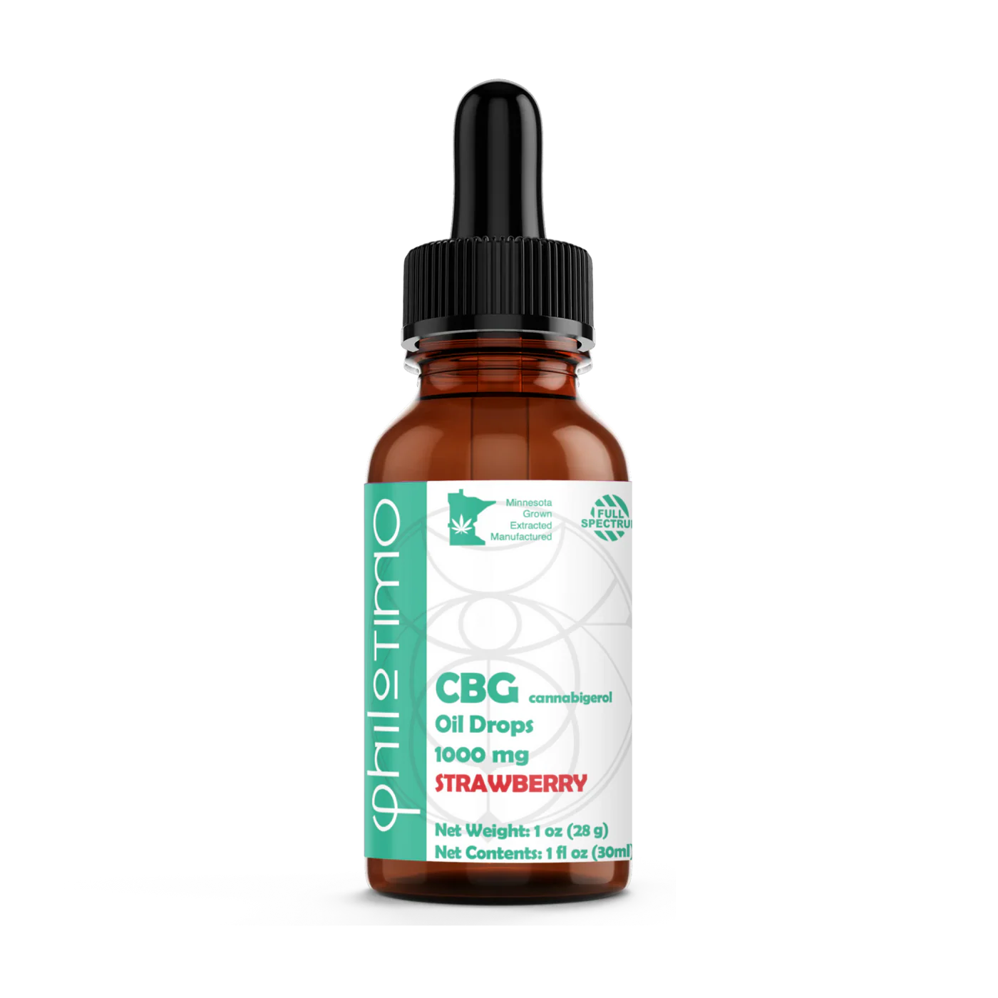 CBG Oil Drops - Strawberry Crested River