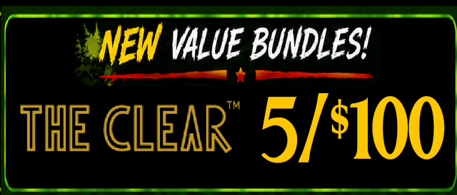 Cannabis Promo, Cannabis Sales, Cannabis Discounts, Cannabis on Sale, THE CLEAR 1G CARTS — 5/$100