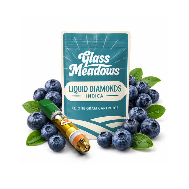 Liquid Diamond Juicy Blueberry  Glass Meadows