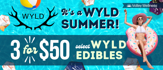 Cannabis Promo, Cannabis Sales, Cannabis Discounts, Cannabis on Sale, Wyld Gummies 3/$50!