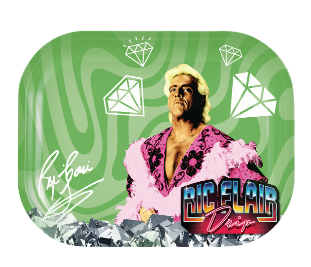 Ric Flair Drip Rolling Trays - 10" (Pink Boa & Diamond) Medusa