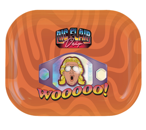 Ric Flair Drip Rolling Tray - 11.5" (Champion Belt) Medusa