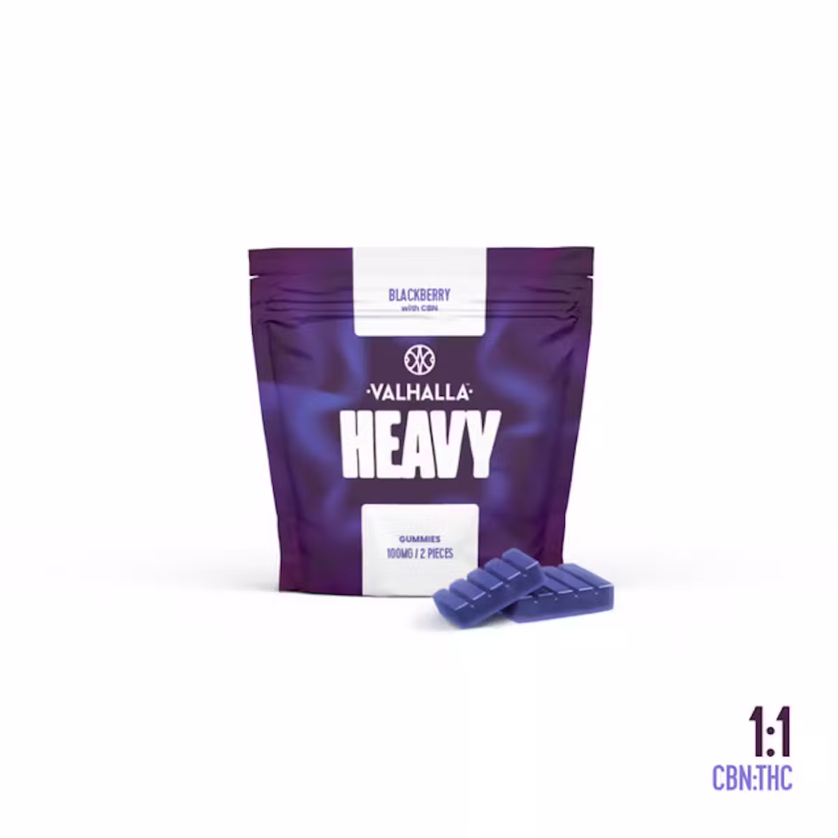 Heavy High Dose Blackberry 1:1 THC:CBN Valhalla