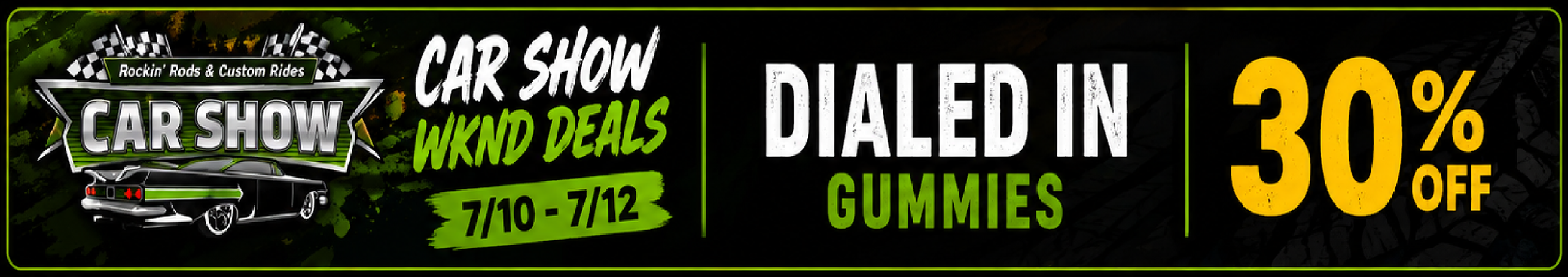 Cannabis Promo, Cannabis Sales, Cannabis Discounts, Cannabis on Sale, Dialed In Gummies — 30% off